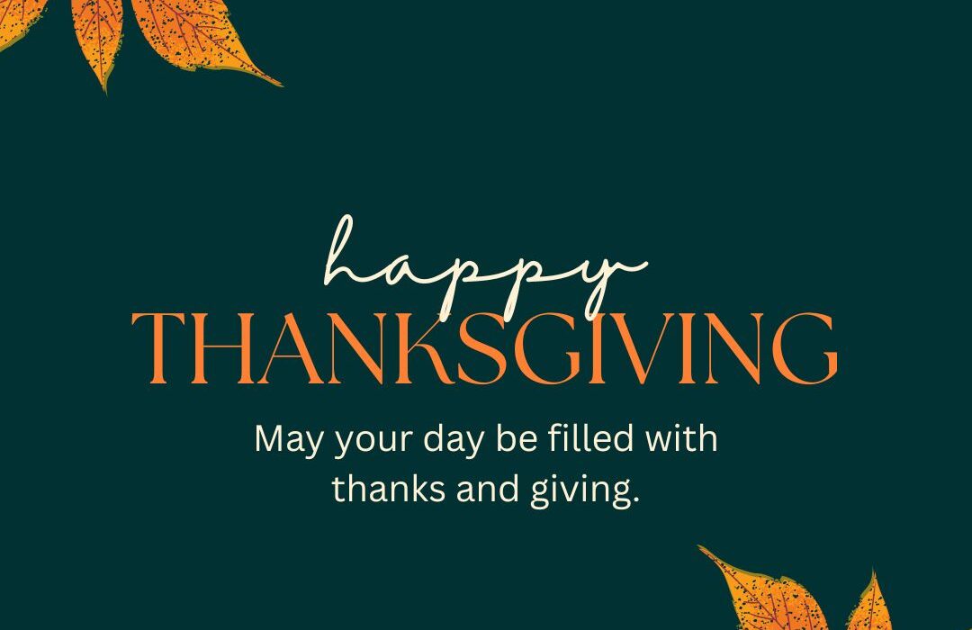 Happy Thanksgiving OWS Office Closed for Thanksgiving One Westside