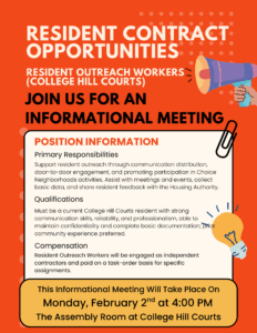 2 Resident Outreach Meeting One Westside