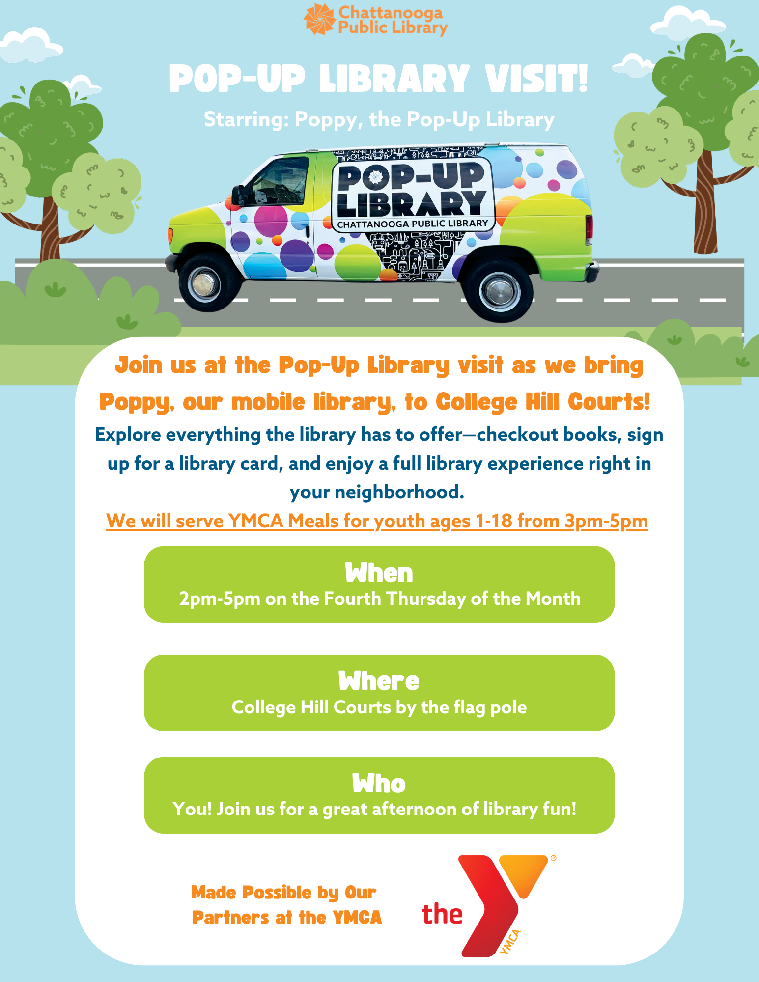 Pop Up Notebook Library Pop-Up Library Visit! - One Westside