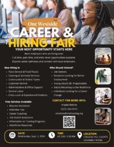 Career & Hiring Fair 2 Career 1 Career & Hiring Fair One Westside